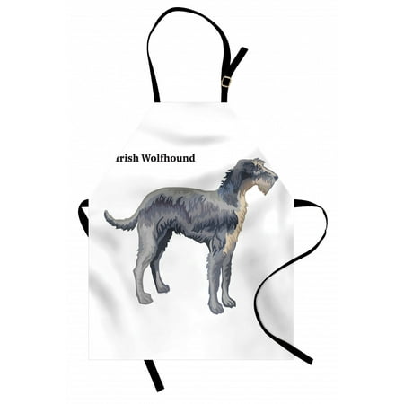 Irish Wolfhound Apron Side View of Cartoon Animal Standing and its Written Appellation Unisex Kitchen Bib with Adjustable Neck for Cooking Gardening Adult Size White and Pale Taupe by Ambesonne
Irish Wolfhound Apron Side View of Cartoon Animal Standing and its Written Appellation Unisex Kitchen Bib with Adjustable Neck for Cooking Gardening Adult Size White and Pale Taupe by Ambesonne