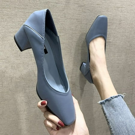 Casual Shoes Fashion Spring And Summer Women Casual Shoes Single Shoes Thick Heel Medium Heel Solid Color Shallow Mouth
Casual Shoes Fashion Spring And Summer Women Casual Shoes Single Shoes Thick Heel Medium Heel Solid Color Shallow Mouth