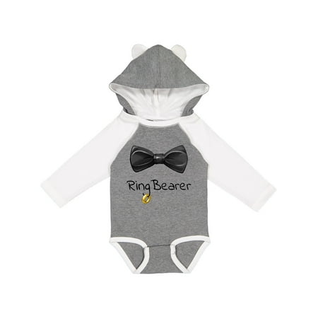 Inktastic Ring Bearer- black bow tie Gift Baby Boy or Baby Girl Long Sleeve Bodysuit
Inktastic Ring Bearer- black bow tie Gift Baby Boy or Baby Girl Long Sleeve Bodysuit