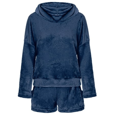 Pajamas For Women Solid Color Warm Winter Two Piece Cute Cat Hoodie Lounge Sets For Women
Pajamas For Women Solid Color Warm Winter Two Piece Cute Cat Hoodie Lounge Sets For Women