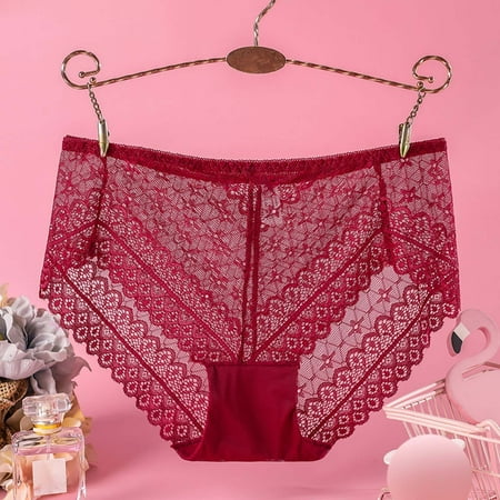 Hipster Panties For Women Comfortable Playful High Waist Hollowed Out Sexy Underwear Red L 3pcs
Hipster Panties For Women Comfortable Playful High Waist Hollowed Out Sexy Underwear Red L 3pcs