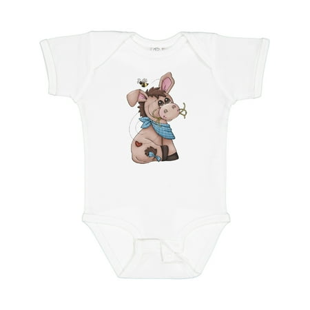 Inktastic Western Dilly Donkey Gift Baby Boy Bodysuit