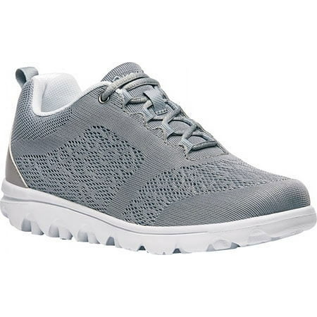 Women s Propet TravelActiv Sneaker Silver Nylon Mesh/Polyurethane 9 4E