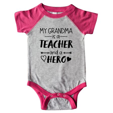 Inktastic My Grandma is a Teacher and a Hero Gift Baby Boy or Baby Girl Bodysuit
Inktastic My Grandma is a Teacher and a Hero Gift Baby Boy or Baby Girl Bodysuit