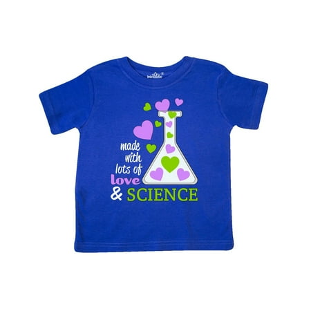 Inktastic Made with Lots of Love and Science heart bubbles in a beaker Gift Toddler Boy or Toddler Girl T-Shirt
Inktastic Made with Lots of Love and Science heart bubbles in a beaker Gift Toddler Boy or Toddler Girl T-Shirt