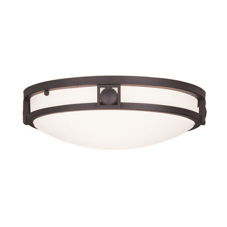 Semi Flush Mounts 2 Light With Satin White Steel Drum Bronze size 13 in 80 Watts - World of Crystal
Semi Flush Mounts 2 Light With Satin White Steel Drum Bronze size 13 in 80 Watts - World of Crystal