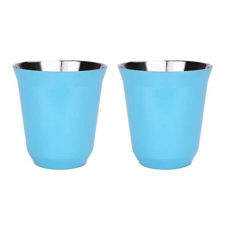 UMMH Set Of 2 Espresso Mugs 304 Stainless Steel Coffee Cups Insulated Double Wall Dishwasher Safe Small Capacity Insulation
UMMH Set Of 2 Espresso Mugs 304 Stainless Steel Coffee Cups Insulated Double Wall Dishwasher Safe Small Capacity Insulation
