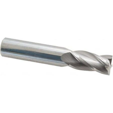 Hertel 5/8 1-1/4 LOC 5/8 Shank Diam 3-1/2 OAL 4 Flute Solid Carbide Square End Mill Single End Uncoated Spiral Flute 30° Helix Centercutting Right Hand Cut Right Hand Flute
Hertel 5/8 1-1/4 LOC 5/8 Shank Diam 3-1/2 OAL 4 Flute Solid Carbide Square End Mill Single End Uncoated Spiral Flute 30° Helix Centercutting Right Hand Cut Right Hand Flute