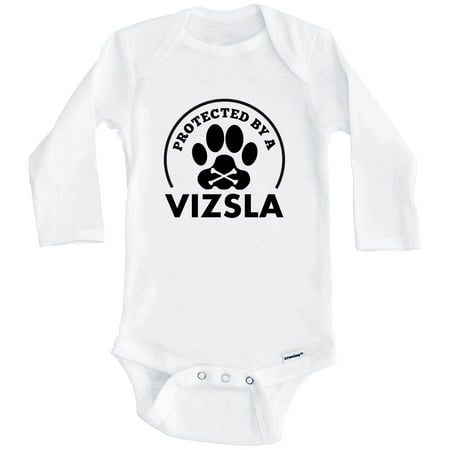 Protected By A Vizsla Funny One Piece Baby Bodysuit (Long Sleeve) 0-3 Months White
Protected By A Vizsla Funny One Piece Baby Bodysuit (Long Sleeve) 0-3 Months White