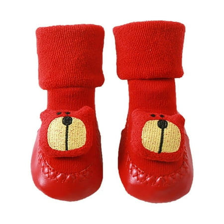 Cute Children Toddler Autumn Winter Boys Girls Socks Shoes Flat Bottoms Non-Slip Warm Comfortable Shoes Solid Color New Year Style
Cute Children Toddler Autumn Winter Boys Girls Socks Shoes Flat Bottoms Non-Slip Warm Comfortable Shoes Solid Color New Year Style