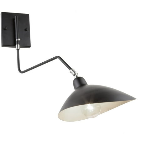 Wall Sconces 1 Light Bulb Fixture With Black and White Interior Finish Metal Medium 24 60 Watts
Wall Sconces 1 Light Bulb Fixture With Black and White Interior Finish Metal Medium 24 60 Watts