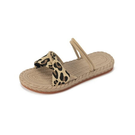 Gomelly Women Espadrilles Lightweight Slide Sandal Slip On Flat Sandals Comfortable Slides Womens Women s Flats Leopard Print 7.5
Gomelly Women Espadrilles Lightweight Slide Sandal Slip On Flat Sandals Comfortable Slides Womens Women s Flats Leopard Print 7.5