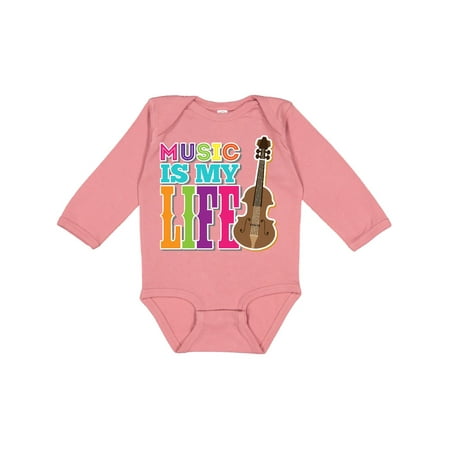 Inktastic Violin Music is my Life Gift Baby Boy or Baby Girl Long Sleeve Bodysuit
Inktastic Violin Music is my Life Gift Baby Boy or Baby Girl Long Sleeve Bodysuit