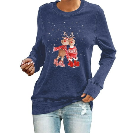 KmaiSchai Holiday Pullover Womens Sweatshirts Womens Casual Sweatshirt Long Sleeve Print Shirt Soft Lightweight Loose Tops Pajamas Dress Women Long Sheelve Womens Shirt
KmaiSchai Holiday Pullover Womens Sweatshirts Womens Casual Sweatshirt Long Sleeve Print Shirt Soft Lightweight Loose Tops Pajamas Dress Women Long Sheelve Womens Shirt