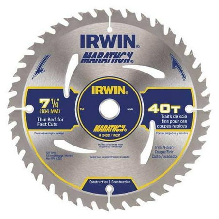 Circular Saw Blade, Irwin Marathon, 14031