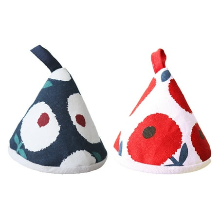 OUNONA 2pcs Home Kitchen Anti-scald Pot Handle Hats Protective Pot Handle Covers