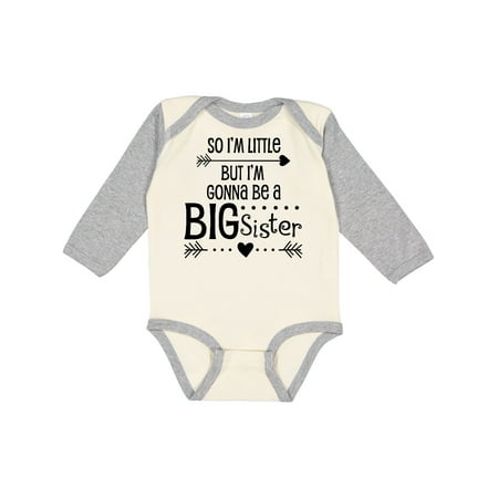 Inktastic So I m Little but I m Gonna Be a Big Sister Gift Baby Girl Long Sleeve Bodysuit
Inktastic So I m Little but I m Gonna Be a Big Sister Gift Baby Girl Long Sleeve Bodysuit