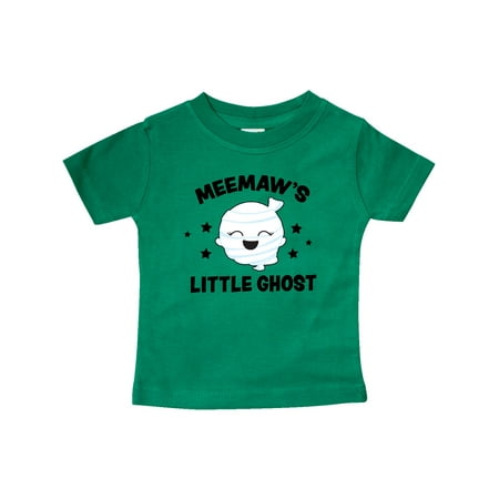 Inktastic Cute Meemaw s Little Ghost with Stars Gift Baby Girl T-Shirt
