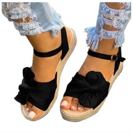 Aayomet Women s Heeled Sandals Mouth Fish Size Women s Large Fashion Sandals Platform Bowknot Buckle Women s sandals Black 9
Aayomet Women s Heeled Sandals Mouth Fish Size Women s Large Fashion Sandals Platform Bowknot Buckle Women s sandals Black 9