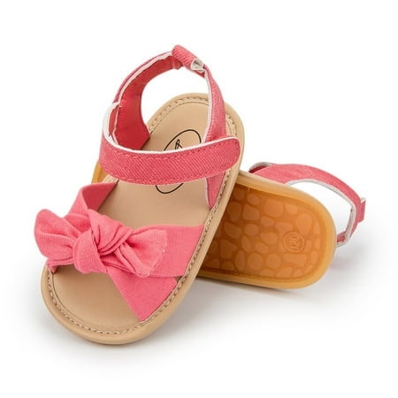Baby Girls Sandals With Bowknot Lightweight Comfy Hook And Loop Non Slip Soft Sole For Newborn Infant Toddlers Summer
Baby Girls Sandals With Bowknot Lightweight Comfy Hook And Loop Non Slip Soft Sole For Newborn Infant Toddlers Summer