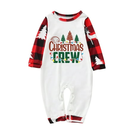 Christmas Pajamas Cartoon Letter Printed Home Suit Seasonal Long Sleeves Pullover Family Sleepwear for Party Holiday New
Christmas Pajamas Cartoon Letter Printed Home Suit Seasonal Long Sleeves Pullover Family Sleepwear for Party Holiday New