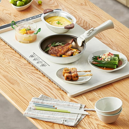 CheAAlet Flexible Folding Warming Board with Thermoregulation Multifunctional Heating Table Mat for Meals Intelligent Feel Control Hot Board for Kitchen
CheAAlet Flexible Folding Warming Board with Thermoregulation Multifunctional Heating Table Mat for Meals Intelligent Feel Control Hot Board for Kitchen