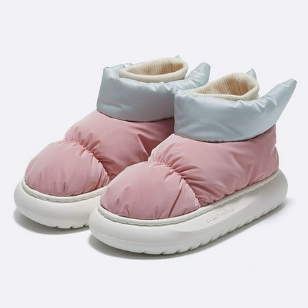 CoCopeaunt Slippers Boots Waterproof Down Cloth Upper Plush Warm Household Non-slip Home Cotton Women Slippers Couple Cotton Shoes Leisure
CoCopeaunt Slippers Boots Waterproof Down Cloth Upper Plush Warm Household Non-slip Home Cotton Women Slippers Couple Cotton Shoes Leisure