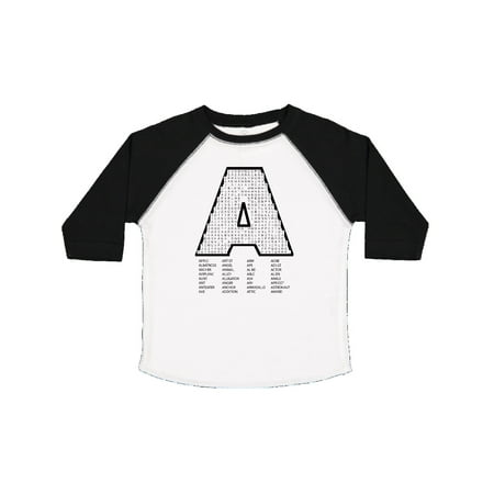 Inktastic A Word Search Puzzle Gift Toddler Boy or Toddler Girl T-Shirt