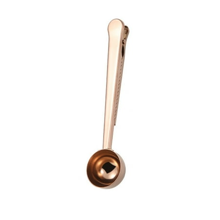 2 in 1 Multifunctional Spoon Stainless Steel Coffee Measuring Scoop with Bag Seal Clip Kitchen Supplies
2 in 1 Multifunctional Spoon Stainless Steel Coffee Measuring Scoop with Bag Seal Clip Kitchen Supplies