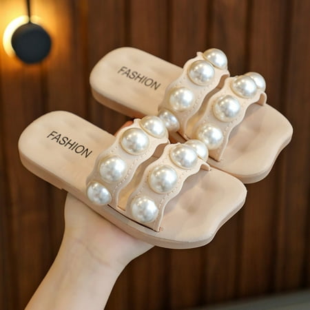 TOWED22 Baby Sandals Children Slippers Fashion Summer Beach Sandals Fashion Fairy Style Big Pearl Slippers Girls Sandals White
TOWED22 Baby Sandals Children Slippers Fashion Summer Beach Sandals Fashion Fairy Style Big Pearl Slippers Girls Sandals White