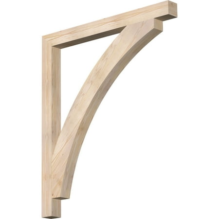 Ekena Millwork 3 1/2 W x 42 D x 48 H Thorton Block Smooth Bracket Douglas Fir