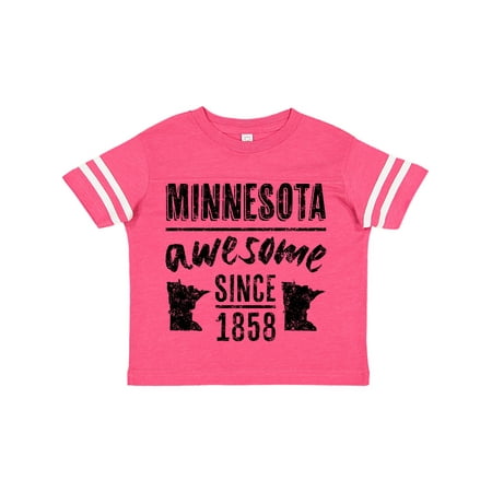Inktastic Minnesota Awesome Since 1858 Gift Toddler Boy or Toddler Girl T-Shirt
Inktastic Minnesota Awesome Since 1858 Gift Toddler Boy or Toddler Girl T-Shirt