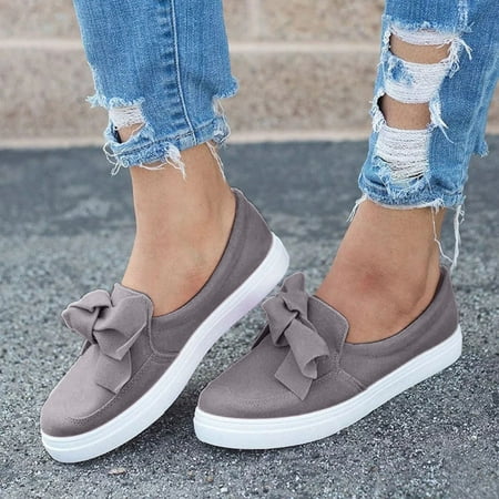 Medcursor Womens Ladies Flat Solid Kotbow Canvas Casual Shoes Fashion Slip On Shoes
Medcursor Womens Ladies Flat Solid Kotbow Canvas Casual Shoes Fashion Slip On Shoes