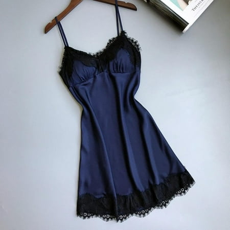 Sexy Temptation Women s Sling Lace Nightgowns Silk Thin Sleepwear V-Neck Sexy Night Dress Spaghetti Strap Lace Sleeping Dress
Sexy Temptation Women s Sling Lace Nightgowns Silk Thin Sleepwear V-Neck Sexy Night Dress Spaghetti Strap Lace Sleeping Dress