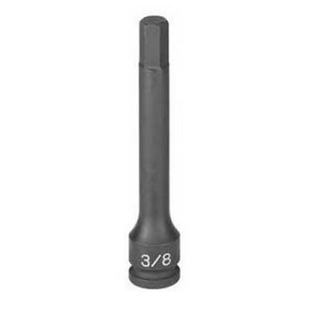 Grey Pneumatic 19084F 3/8 Drive x 1/4 Hex Driver 4 Length Socket