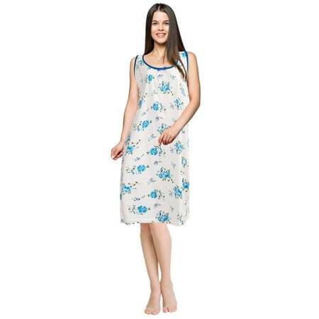 JEFFRICO Womens Nightgowns Sleepwear Soft Pajama Dress Nightshirts