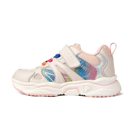 TARANIS Baby Girls Sneakers Glitter Breathable Ultra Light Non-slip Hook And Loop Fastener Kids Shoes Outdoor Sports Running And Walking
TARANIS Baby Girls Sneakers Glitter Breathable Ultra Light Non-slip Hook And Loop Fastener Kids Shoes Outdoor Sports Running And Walking