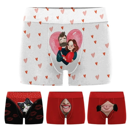 JDEFEG Body Stockings Lingerie 4Pcs Women and Men Valentine s Day Printing Plus Size Boxer Underpants Mid High Waist Underwear Underpants Lingerie with Underwire for Women Polyester Red L
JDEFEG Body Stockings Lingerie 4Pcs Women and Men Valentine s Day Printing Plus Size Boxer Underpants Mid High Waist Underwear Underpants Lingerie with Underwire for Women Polyester Red L