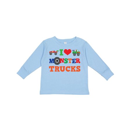 Inktastic I Love Monster Trucks Gift Toddler Boy or Toddler Girl Long Sleeve T-Shirt
Inktastic I Love Monster Trucks Gift Toddler Boy or Toddler Girl Long Sleeve T-Shirt