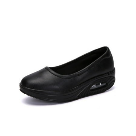 Fangasis Women Loafers On Casual Shoes Wedge Flats Womens Nurse Shoe Walking Cushioned Comfort Black 8
Fangasis Women Loafers On Casual Shoes Wedge Flats Womens Nurse Shoe Walking Cushioned Comfort Black 8