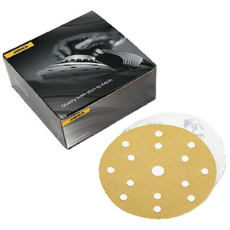 Mirka 23-611-400 Gold 6 15 Hole Gripdisc 400g