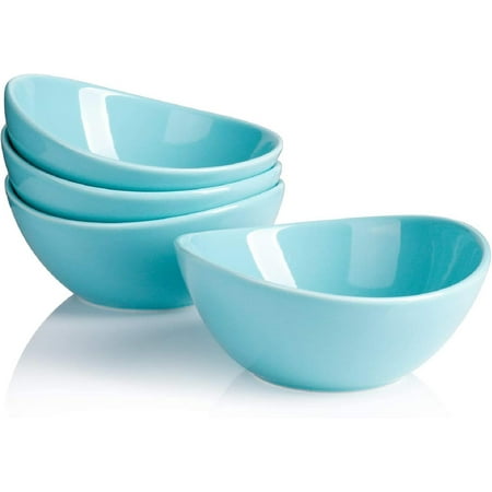 101.402 Porcelain Bowls - 10 Ounce for Ice Cream Dessert Small Side Dishes - Set of 4 Turquoise
101.402 Porcelain Bowls - 10 Ounce for Ice Cream Dessert Small Side Dishes - Set of 4 Turquoise