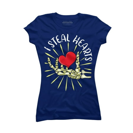 I Steal Hearts Skeleton Hand Valentines Day Funny Pajama Juniors Royal Blue Graphic Tee - Design By Humans XL
I Steal Hearts Skeleton Hand Valentines Day Funny Pajama Juniors Royal Blue Graphic Tee - Design By Humans XL