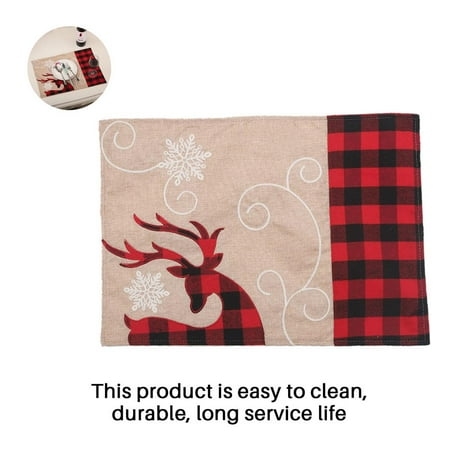 SANAG Elk Placemat Cloth Christmas Placemat Functional Elk Table Mat Heat Resistant Elk Table Pad Cute Elk Heat Pad for Home Christmas Dining table
SANAG Elk Placemat Cloth Christmas Placemat Functional Elk Table Mat Heat Resistant Elk Table Pad Cute Elk Heat Pad for Home Christmas Dining table