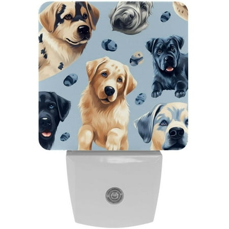 Cute Dog Pattern 2 Pack Night Lights Plug Into Wall Decorative With Auto Dusk-To-Dawn Sensor LED Night Light For Kids Adults Rooms Toilet Hallway Stairs
Cute Dog Pattern 2 Pack Night Lights Plug Into Wall Decorative With Auto Dusk-To-Dawn Sensor LED Night Light For Kids Adults Rooms Toilet Hallway Stairs