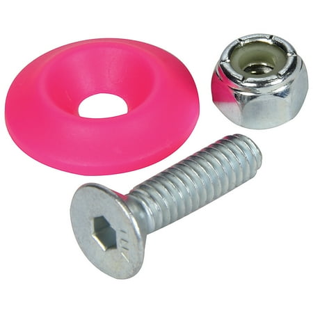 Allstar Performance ALL18686-50 Countersunk Bolt Kit Pink - Pack of 50