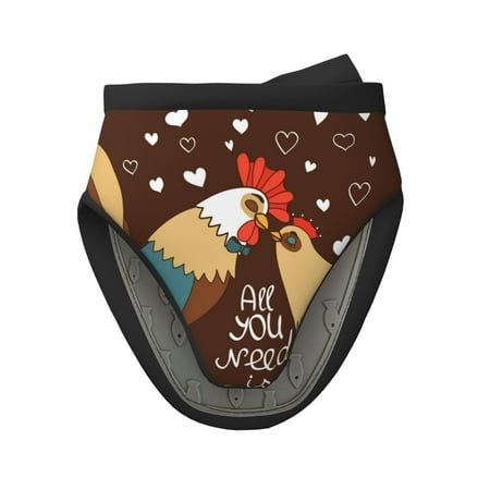 Pofeuu Rooster And Chicken Print Thickened Mini Silicone Oven Mitts Heat Resistant Rubber Oven Mitt Gloves Finger Pinch Grips Pot Holder Silicone Potholder
Pofeuu Rooster And Chicken Print Thickened Mini Silicone Oven Mitts Heat Resistant Rubber Oven Mitt Gloves Finger Pinch Grips Pot Holder Silicone Potholder