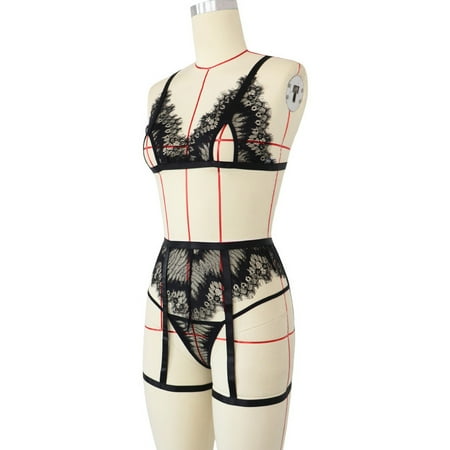 EUHDSSDE Follure Sexy Women Embroidery Lace Collar Wireless Bra Sexy Lingerie Thong Set Underwear
EUHDSSDE Follure Sexy Women Embroidery Lace Collar Wireless Bra Sexy Lingerie Thong Set Underwear