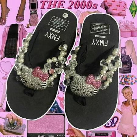 Hello Kitty Cartoon Harajuku Flip Flops Women Platform Shoes Summer Fashion Leisure High Heels Slippers Ladies Y2k Girls Shoes
Hello Kitty Cartoon Harajuku Flip Flops Women Platform Shoes Summer Fashion Leisure High Heels Slippers Ladies Y2k Girls Shoes