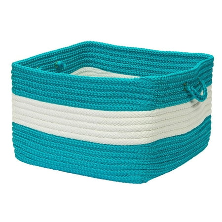 Rope Walk - Turquoise 18 x12 Utility Basket